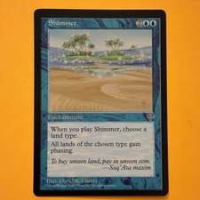 Shimmer Magic the Gathering English Shimmer 1996 Mirage LP-NM picture