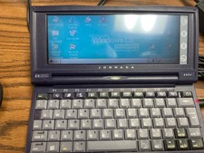 HP Jornada 680e Vintage Handheld PC Windows CE PDA Stylus AC Adapter Working picture