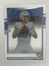 2020 Panini Chronicles Clearly Donruss Justin Herbert #RR-JH Rated Rookie LA picture