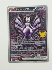 Mewtwo ex 151/128 Special Illustration Rare Near Mint 30th Celebration picture