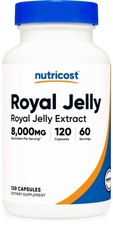 Nutricost Royal Jelly (8,000mg Equivalent) 120 Capsules - Royal Jelly Extract picture