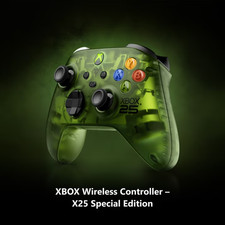 XBOX X25 SPECIAL EDITION 25TH ANNIVERSARY WIRELESS CONTROLLER SEALED PRESALE picture