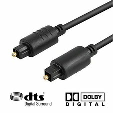 15FT Premium Digital Audio Optical Optic Fiber Cable Toslink SPDIF Cord 15 ft HD picture