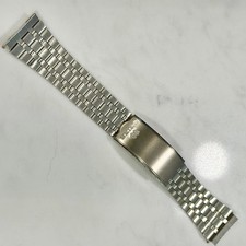 NOS 1970’s Genuine SEIKO Quartz Stainless Steel 20mm Bracelet Made In Japan picture