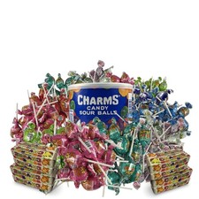 Charms Classic Candy Favorites – Lollipops, Blow Pops, Super Blow Pops, Sour Bal picture