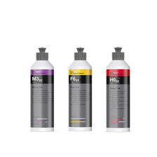 KOCH CHEMIE POLISH COMPOUND KIT 250ML | HEAVY FINE MICRO CUT | 3 250ML BOTTLES picture