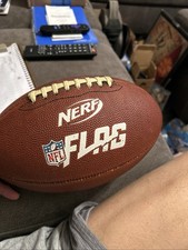 Official & Authentic NFL Flag Play Football Brown Junior Size picture