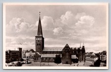 Aarhus Cathedral Denmark RPPC Vintage Postcard Stenders Forlag picture