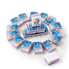 Ocean Themed American Mahjong Game Set, 160 Engraved Acrylic Tiles,9273 picture