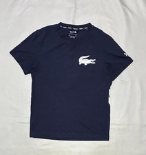 Lacoste Sport Shirt Mens Large Blue Novak Djokovic Tennis Performance Tee Top picture
