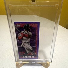 2023 Topps Rip - Mini Michael Harris II #MRIP-MH Purple  1/25 (RC) Bookend picture
