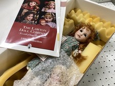 Vintage Lawton Doll Henriette Hilda Porcelain Lot Of 2 Classic Playthings 1996 picture