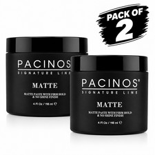Pacinos Matte Paste With Firm Hold & No Shine Finish 4 Oz | 2 Pack picture