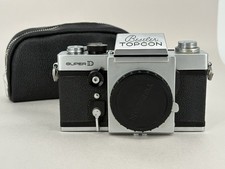 Beseler Topcon Super D 35mm SLR Film Camera Body and Case picture
