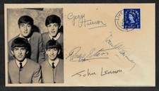 The Beatles Collector Envelope Original Period 1960s Stamp OP1143 picture