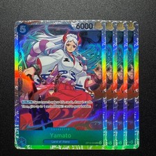 4x Yamato OP13-054 SR Foil - One Piece TCG English Playset NM Red Blue Ace Deck picture