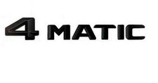 Gloss Black 4Matic Trunk Emblem Rear Badge For Mercedes picture