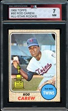 1968 TOPPS Baseball #80 Rod Carew HOF All-Star Rookie KSA 7 NM Minnesota Twins picture