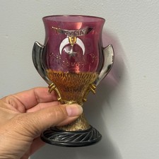 1908 Syria Shrine Pittsburgh PA Amethyst Souvenir Goblet St. Paul Minnesota picture