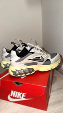 Nike Air Zoom Fire Low Top Lace-Up Athletic Sneakers Gray White Black Yellow picture