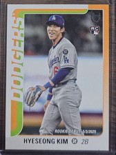 2025 Topps Update Series Rookie Debut Hyeseong Kim Vintage Stock /99 RC Dodgers picture