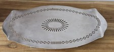 Rare Antique 1921 Louis Sherry NY Hotel Silver Trivet 14” Platter Tray Hot Plate picture