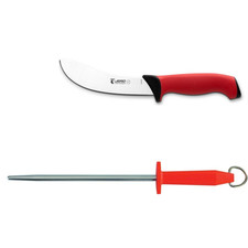 Jero Beef Skinner and Victorinox Packinghouse Honing Steel Combo picture