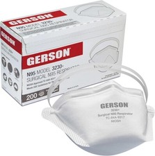 Gerson 3230+ N95 Disposable Surgical Respirator Case of 200 picture
