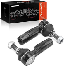 2 X Front Outer Tie Rod Ends, Compatible with Volkswagen Jetta, Passat, Golf (R picture