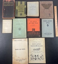 WWI WWII Antique Military Books WW1 WW2 ect picture