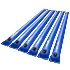 VEVOR 26 Gauge Single Chamber Water Bags Tubes Winter Pool Cover 6 Packs 4 ft picture