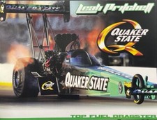 VRHTF NHRA VINTAGE LEAH PRITCHETT QUAKER STATE TOP FUEL HAND OUT picture