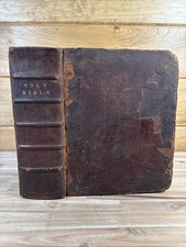 1791 HOLY BIBLE 1st edition ISAIAH THOMAS quarto RARE old EARLY AMERICAN picture