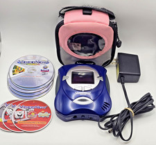 VideoNow Color 2004 Portable Video Player Blue Hasbro Case Charger 8 Discs Works picture