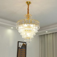 Elegant Crystal Chandelier Modern Ceiling Light Pendant Fixture Lighting Lamp picture
