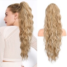 FLUFYMOOZ Ponytail Extension, 26 Inch Drawstring Ponytail Hair Extensions for Wo picture