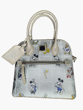 Dooney & Bourke Disney 100 D23 Expo 2023 Silver Satchel Bag picture