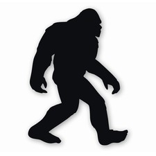 Sasquatch Bigfoot Yeti Silhouette - Vinyl Decal Sticker - CHOOSE Size & Color picture