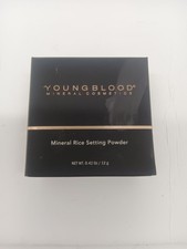 Youngblood Mineral Rice Setting Powder Medium 12g Loose Powder w/ Puff & Mirror  picture