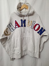 Vintage 70s Champion Revesre Weave Hoodie Large Pullover Sweatshirt Rare Logo picture
