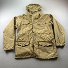 Vintage Class-5 Jacket Parka Mens Small Tan Gore-Tex Hooded Hiking USA Zip 70s picture