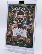 Sugar Skull Conor McGregor True 1/1 Day of the Dead JUMBO Holo Wild Card picture