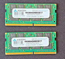 [Lot of 2] AXIOM 32GB (2x16GB) 2Rx8 PC4-19200S DDR4-2400 2GX64 Laptop Memory RAM picture