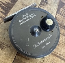 Vintage Hardy Bros Abercrombie & Fitch The Featherweight Fishing Reel w/Extra picture