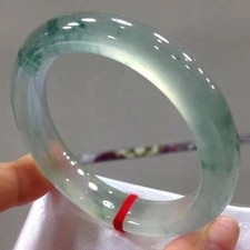 Certified High Ice Green 54-64mm Natural Burma A Jade jadeite Bangle Bracelet  picture