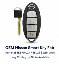 OEM 2017-2019 Nissan Rogue Smart Key 6FL2A / 6FL2B S180144109 picture