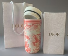 Christian Dior Toile de Jouy Red Motif Tumbler with Box & Bag *Limited Release* picture