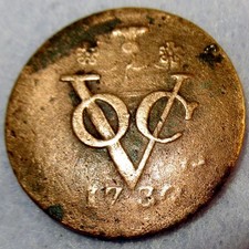 1737 New York Penny VOC West Frisia Colonial Copper Cent Certificate Authenticit picture