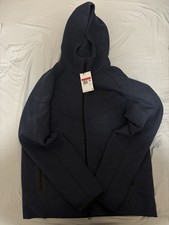 Nike Tech Fleece Windrunner Full Zip Hoodie FB7921-473 Navy Blue Men’s Size L picture