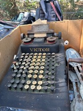 Antique VICTOR Adding Machine Vintage 1920's Era picture